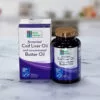 Fermented Cod Liver Oil & Concentrated Butter Oil Blend - Capsule - MSC certified - Unflavored Blended Capsules, 120 capsules